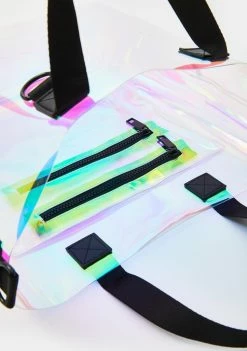 Poster Grl Splash Zone Iridescent Tote Bag Bags & Wallets