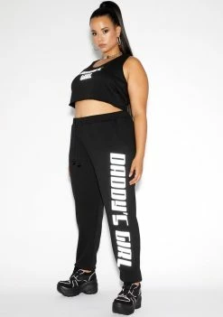 Poster Grl Foreva Daddy's Grl Reflective Joggers