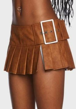 Poster Grl Camel Viral Takeover Mini Skirt