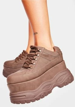 Poster Grl Platforms Coffee Pay The Bills Platform Sneakers