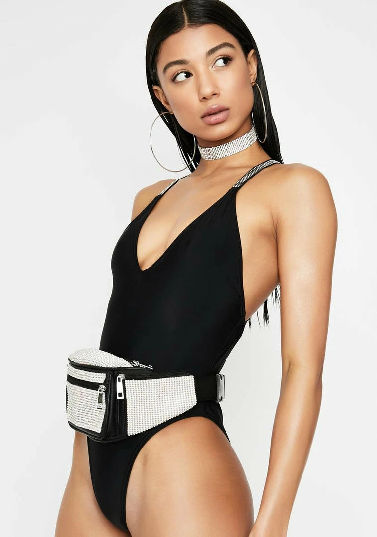 Poster Grl Money Bags Rhinestone One Piece Swim 4 Poster Grl Money Bags Rhinestone One Piece Swim