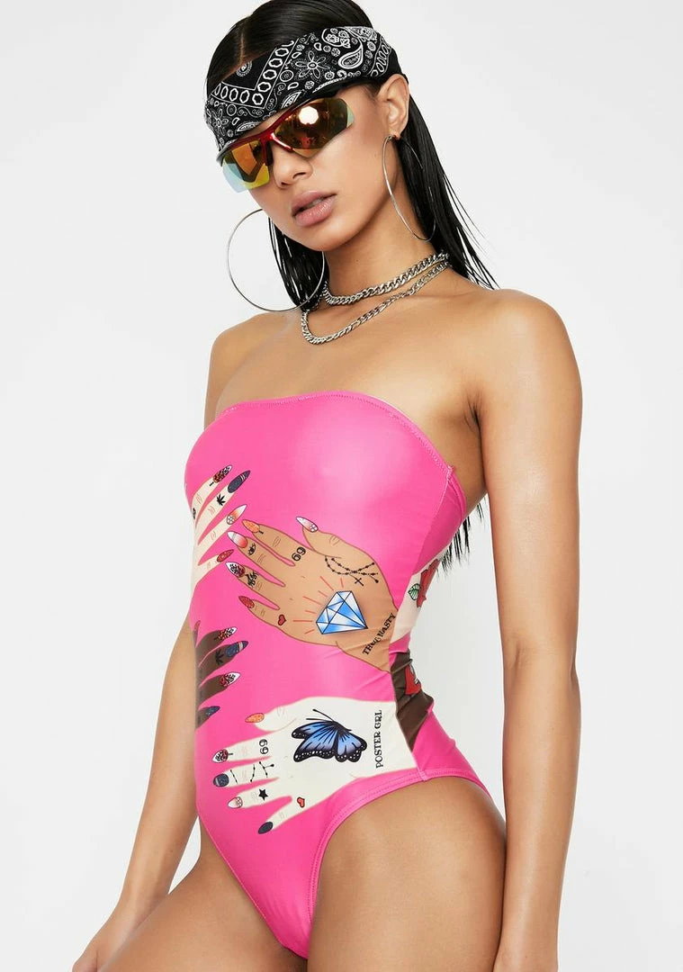 Poster Grl Can't Touch This One-Piece Swimsuit 4 Poster Grl Can't Touch This One-Piece Swimsuit