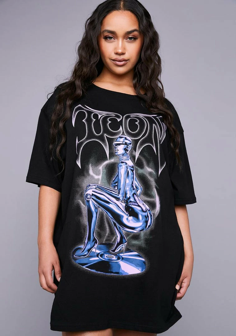 Poster Grl Plus Blow Ur Mind Graphic Tee 3 Poster Grl Plus Blow Ur Mind Graphic Tee