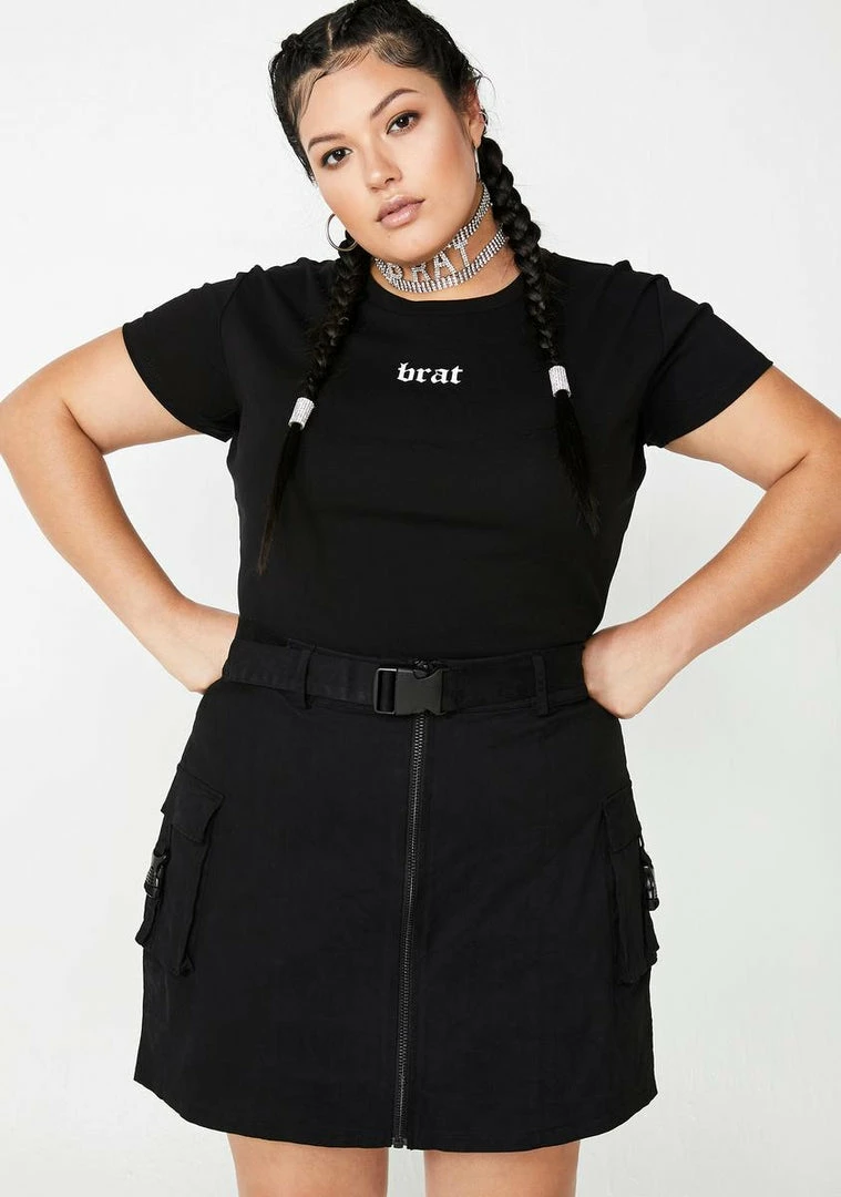 Poster Grl Always Miss Behaving Cargo Skirt 4 Poster Grl Always Miss Behaving Cargo Skirt