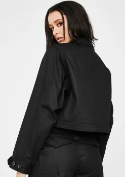 Poster Grl Late Meetings On Rodeo Utility Jacket