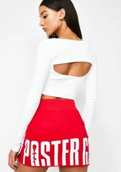 Poster Grl Tops Icy Mod Squad Cut Out Top