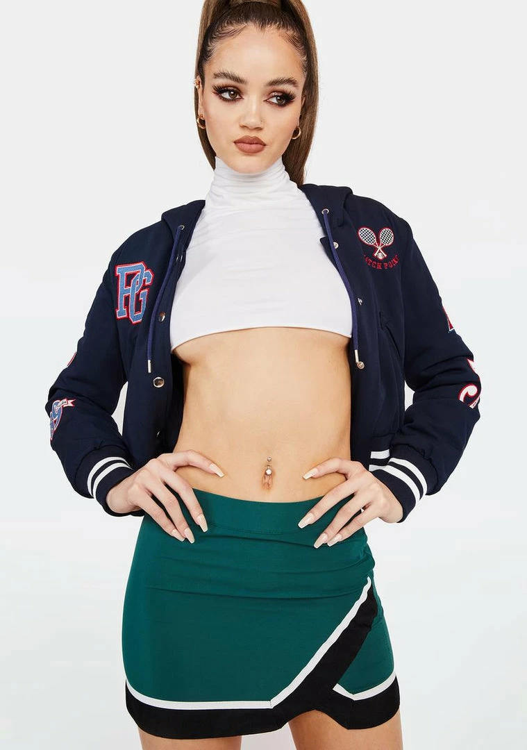 Poster Grl Bottoms Teal Head Captain Mini Skirt 4 Poster Grl Bottoms Teal Head Captain Mini Skirt