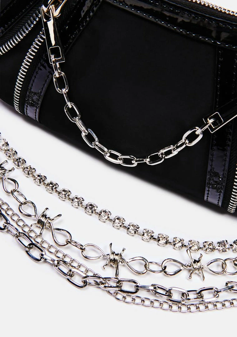 Poster Grl Bags & Wallets Don't Touch Chain Shoulder Bag 5 Poster Grl Bags & Wallets Don't Touch Chain Shoulder Bag