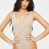 Poster Grl Tops Nude Werk The Mirror Tank Bodysuit
