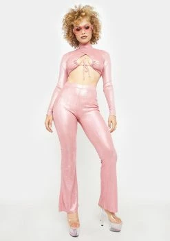 Poster Grl Hit The Slopes Metallic Pants