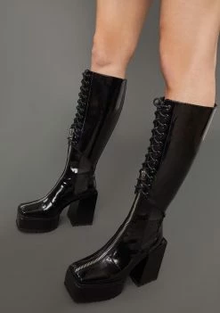 Poster Grl Main Character Patent Platform Boots
