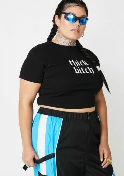 Poster Grl Tops Thicc Bish Graphic Tee
