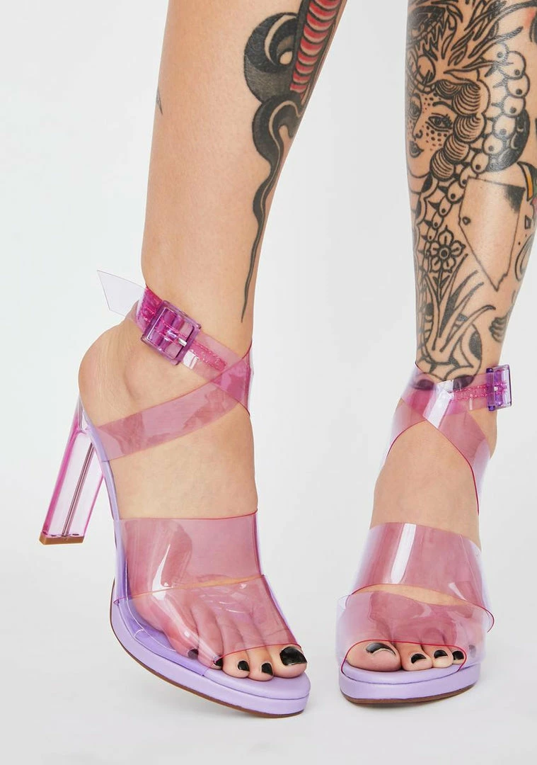 Poster Grl Pretty Lil Liar Clear Heels 7 Poster Grl Pretty Lil Liar Clear Heels
