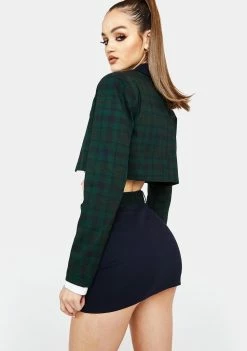 Poster Grl Dorm Core Plaid Mini Skirt