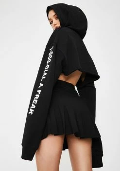 Poster Grl Tops Closet Freak Cropped Hoodie 9 Poster Grl Tops Closet Freak Cropped Hoodie