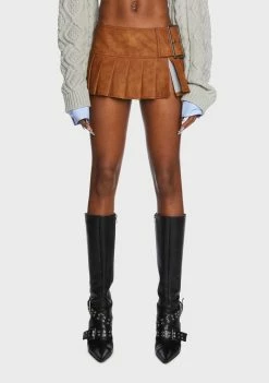 Poster Grl Camel Viral Takeover Mini Skirt