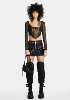 Poster Grl No Limit Mesh Handbag