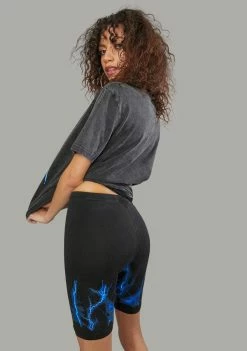 Poster Grl Catching Flames Graphic Tee And Shorts Set Jumpsuits & Rompers 9 Poster Grl Catching Flames Graphic Tee And Shorts Set Jumpsuits & Rompers