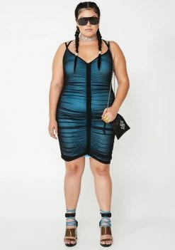 Poster Grl Bae Swipe Right Mesh Dress