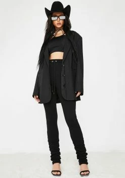 Poster Grl Link In Bio Ruched Joggers Bottoms