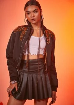 Poster Grl Outerwear Scorpion Lust Bomber Jacket