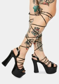 Poster Grl Cherry Pixie Queen Lace Up Heels Platforms 8 Poster Grl Cherry Pixie Queen Lace Up Heels Platforms