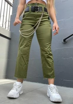 Poster Grl Kush Trap Nightz Chain Trousers Bottoms