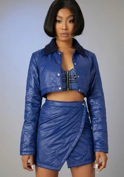 Poster Grl Jumpsuits & Rompers In The Press Quilted Skirt Set