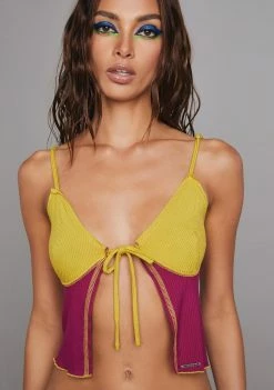 Poster Grl Not Just Anybody Open Cami Cami Tank