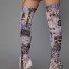 Poster Grl Boots & Booties QR Cutie Thigh High Boots