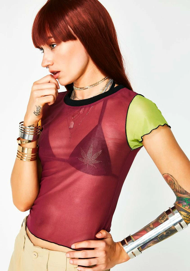 Poster Grl Strong Heart Colorblock Tee 5 Poster Grl Strong Heart Colorblock Tee