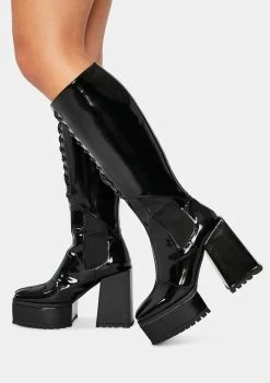 Poster Grl Main Character Patent Platform Boots