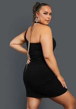 Poster Grl Plus Unfinished Business Mini Dress Club Dresses