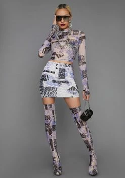 Poster Grl Bottoms QR Cutie Mini Skirt