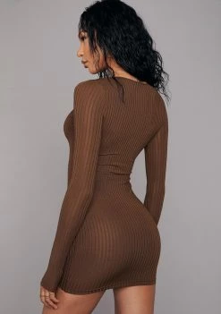 Poster Grl Dresses She Caught Me Ribbed Mini Dress