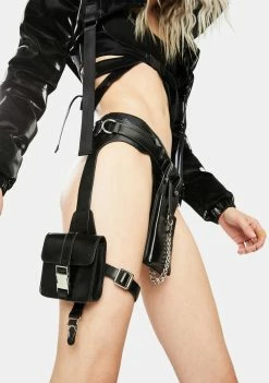 Poster Grl Belts & Harnesses Taking Names Garter Belt Bag