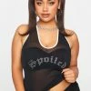Poster Grl Plus All The Riches Mesh Tank Tops