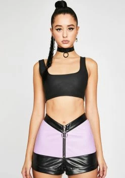 Poster Grl Bottoms High Profile Convertible Moto Pants