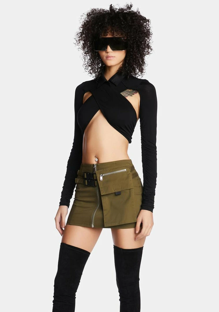 Poster Grl Close Encounter Cargo Skirt Mini Skirt 4 Poster Grl Close Encounter Cargo Skirt Mini Skirt