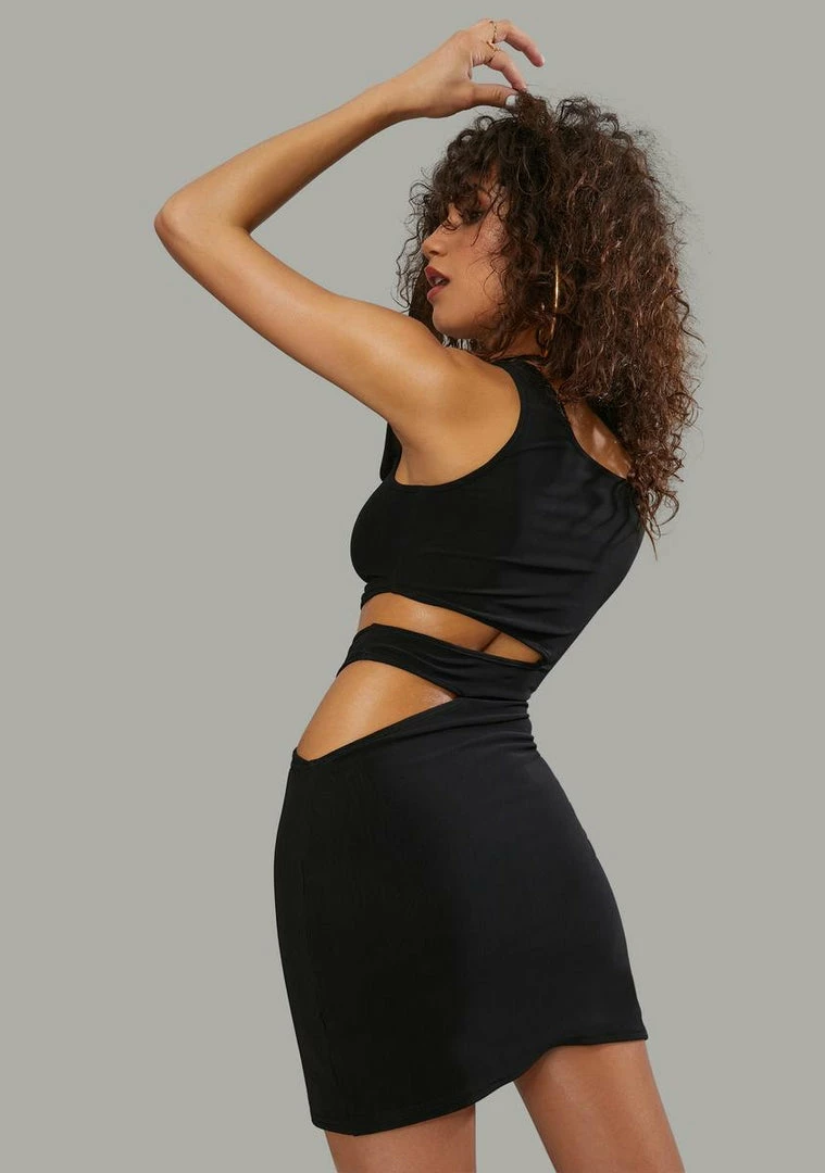 Poster Grl Secret Missions Sheer One-Sleeve Dress 6 Poster Grl Secret Missions Sheer One-Sleeve Dress