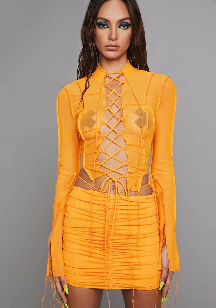 Poster Grl Heating Up Mesh Skirt Set Skirts Set 3 Poster Grl Heating Up Mesh Skirt Set Skirts Set