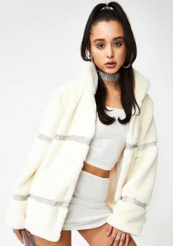Poster Grl Outerwear Humble But Hungry Rhinestone Jacket