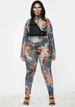 Poster Grl Forever Flyin' Private Mesh Catsuit