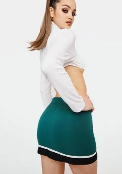 Poster Grl Bottoms Teal Head Captain Mini Skirt 9 Poster Grl Bottoms Teal Head Captain Mini Skirt