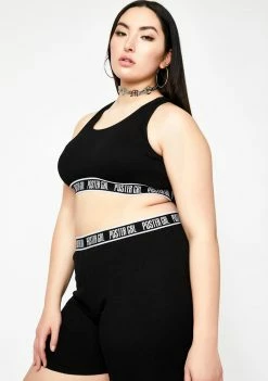 Poster Grl Night Go Boss Mode Sports Bra Tops