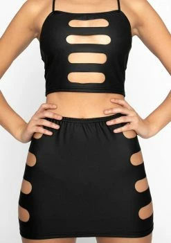 Poster Grl Run Me My Check Skirt Set