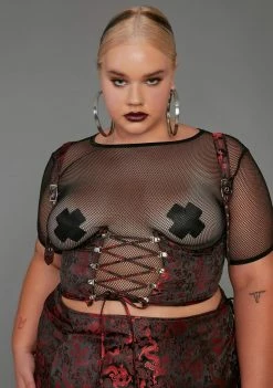 Poster Grl Infinite Clout Games Underbust Corset Tops