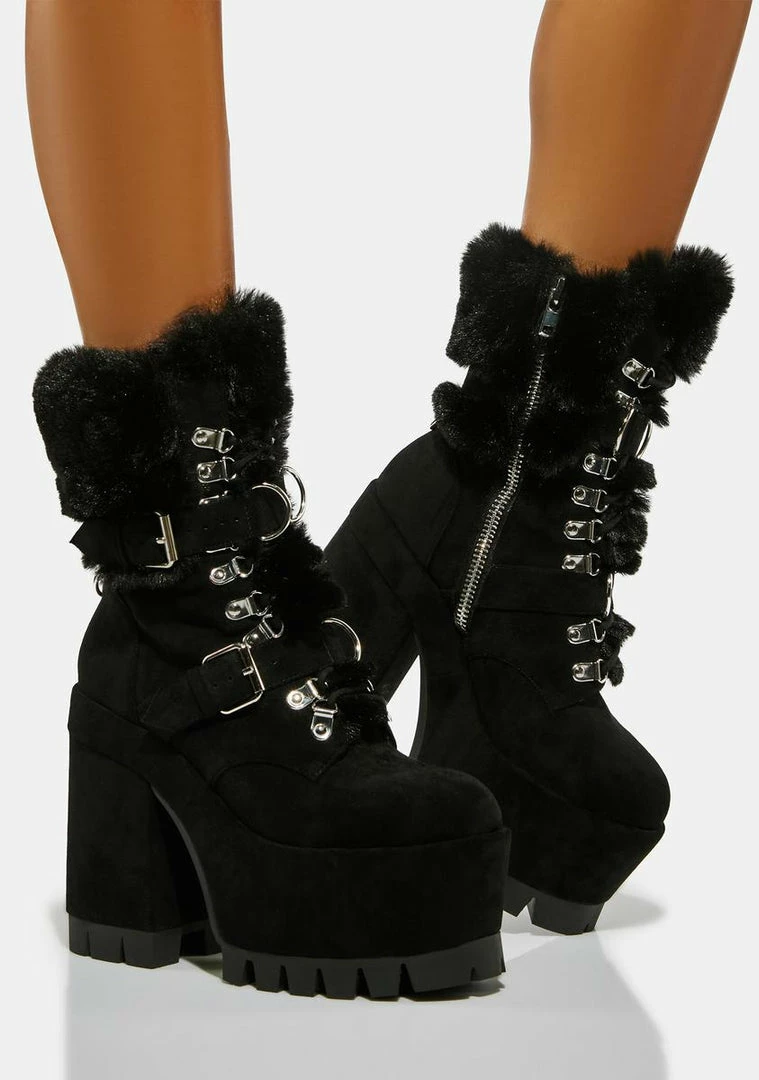 Poster Grl Snow More Lies Platform Boots Platforms 3 Poster Grl Snow More Lies Platform Boots Platforms