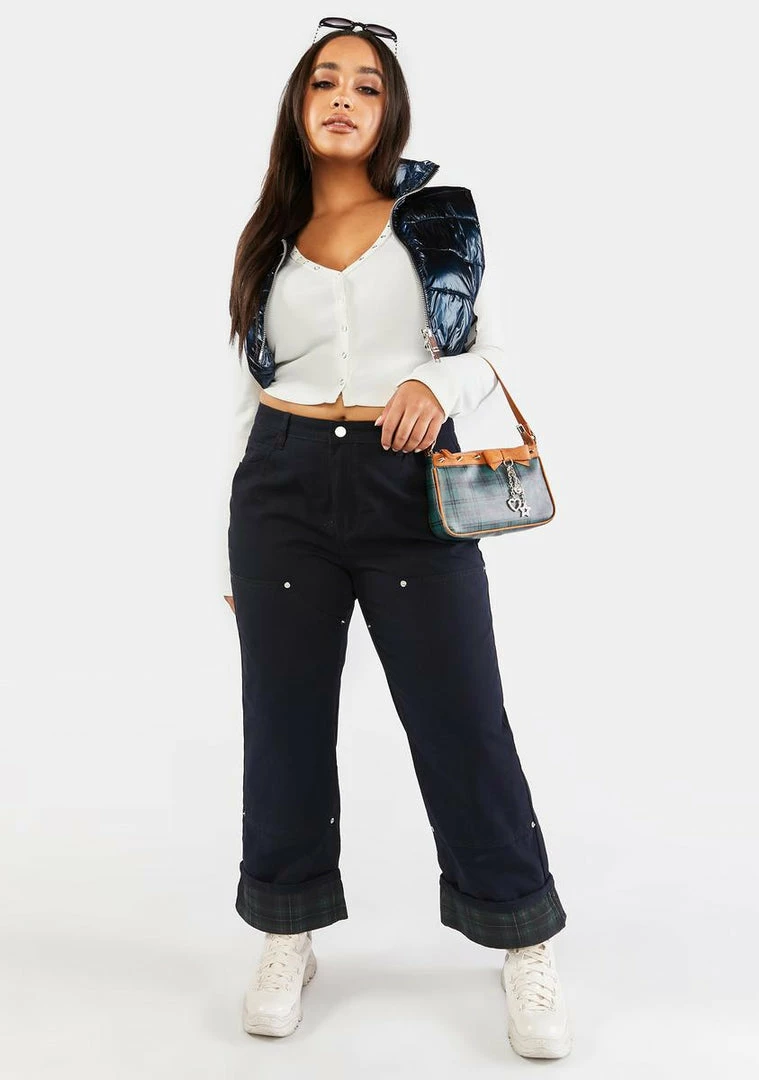 Poster Grl Bottoms Plus Ahead Of The Game Carpenter Pants 4 Poster Grl Bottoms Plus Ahead Of The Game Carpenter Pants