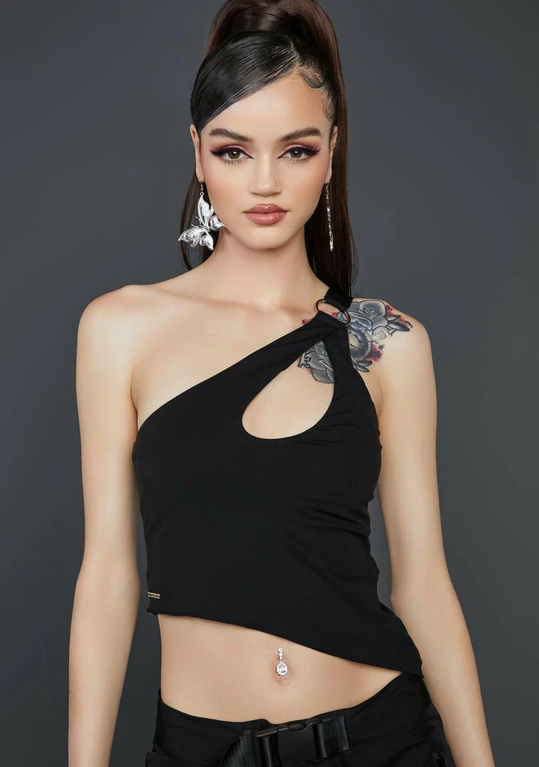 Poster Grl Wicked Karma's Kiss Asymmetric Tank Top 3 Poster Grl Wicked Karma's Kiss Asymmetric Tank Top